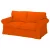 Ektorp kanapéhuzat 2 személyes kinyitható (kisebb modell) - MV narancs