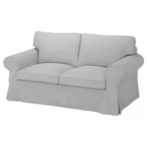 Ektorp kanapé huzat 2 személyes nem kinyitható (kisebb modell) - Hanna világosszürke