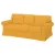 3 személyes kinyitható Ektorp (Pixbo) kanapé huzat - Hanna sárga