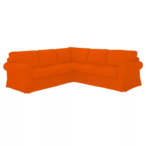 Ektorp sarokkanapé huzat (kinyitható) - MV narancs