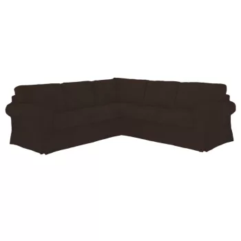 Ektorp sarokkanapé huzat (kinyitható) - Hanna sötétbarna
