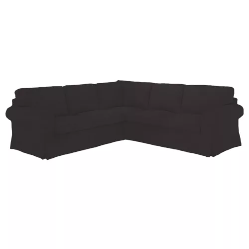 Ektorp sarokkanapé huzat (nem kinyitható) - Hanna sötétszürke