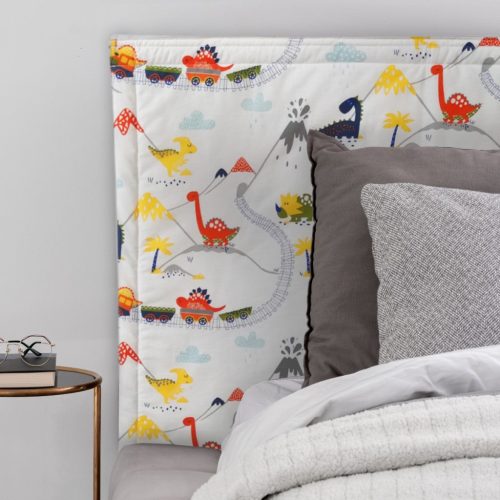 Falvédő gyerekszobába - dinók (sárga)