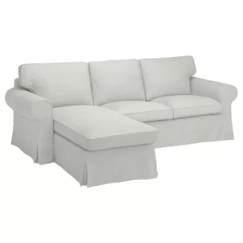 3 személyes Ektorp kanapéhuzat fekvőfotellal